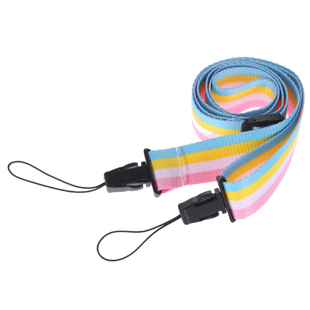 TOMTOP JMS Colorful Rainbow Comfortable Camera Neck Strap for Fujifilm Instat Camera