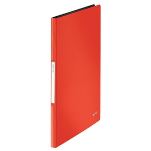 Leitz 4564-10-20 pocket folder 20 sleeves red plastic