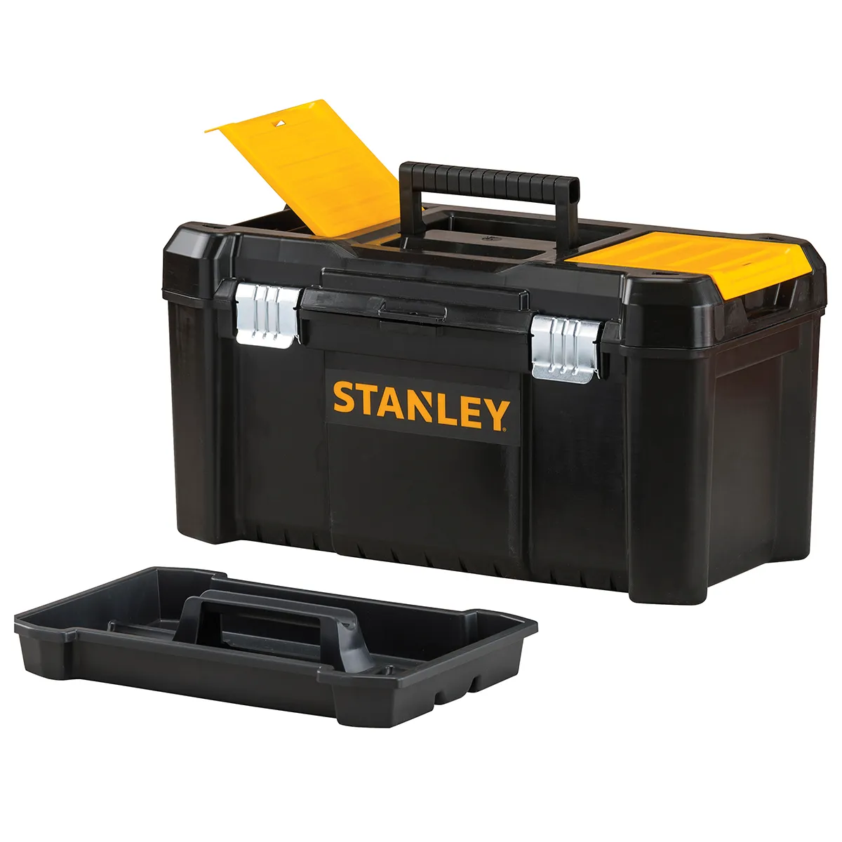 Stanley Tools 175521 Basic Toolbox with Organiser Top 50cm (19in)