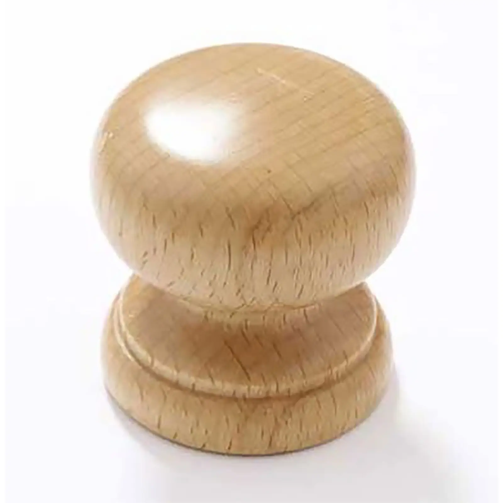 Elite Knobs & Handles Granny Cabinet Door Knob - 50mm - Varnished Wooden Beech - Elite Knobs &amp; Handles