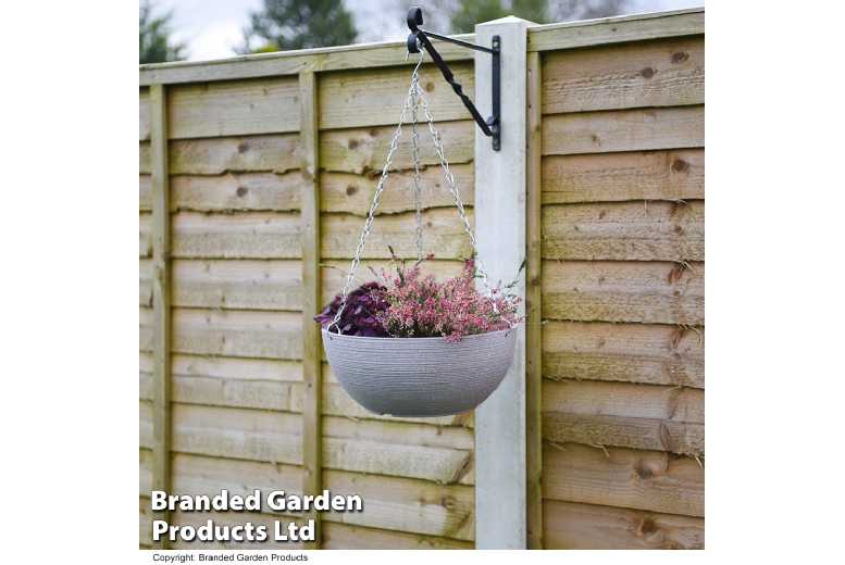 Thompson And Morgan Stone Effect Hanging Baskets - White | Wowcher