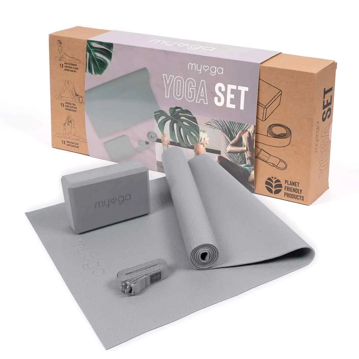 Myga RyderHub Yoga Starter Set - Grey