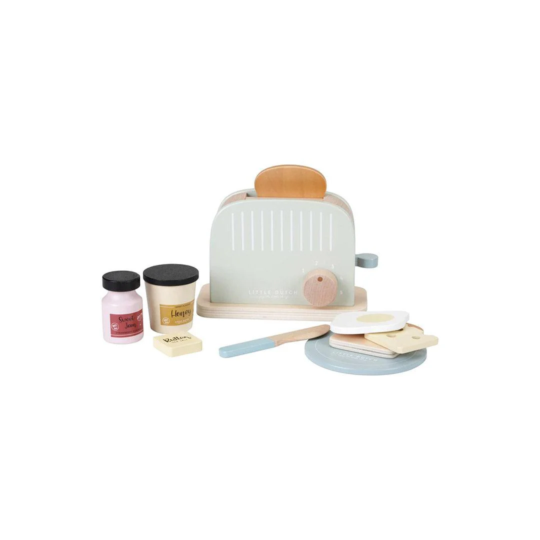 Toaster Set, Play Kitchens & Food, Green