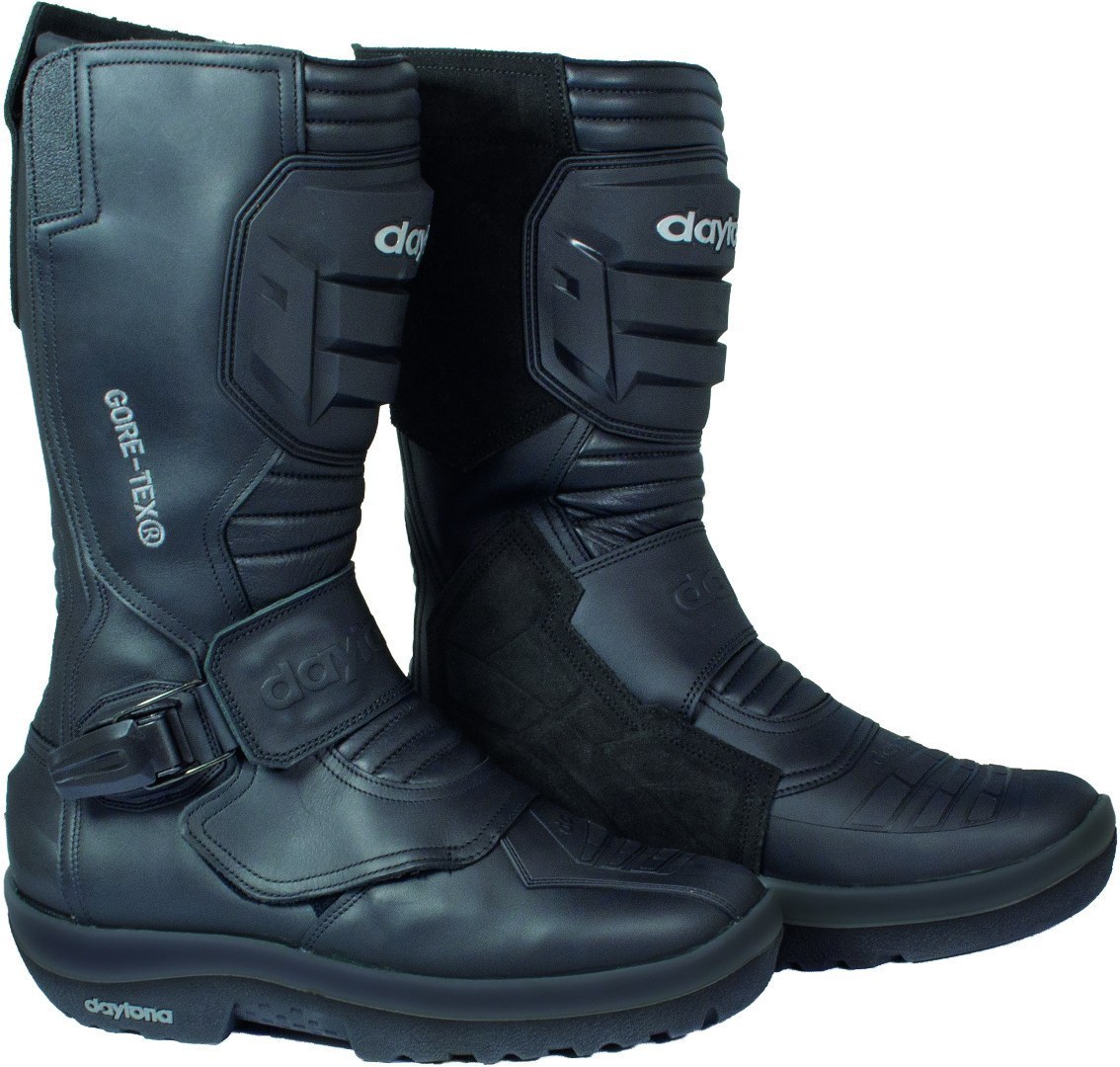 Daytona TransTourMan GTX Gore-Tex waterproof Motorcycle Boots, black, Size 38, black, Size 38