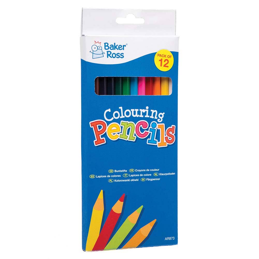 Baker Ross Colouring Pencils (Per 3 packs)