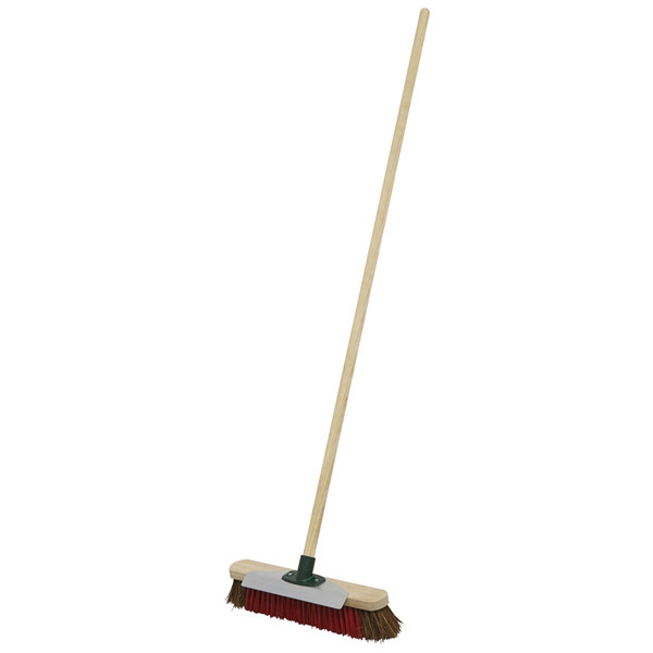  BM16SC Heavy-Duty Broom with Scraper 16"(405mm) Stiff/Hard ...