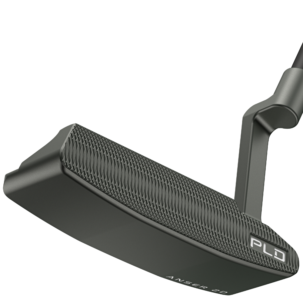 Ping 2024 Pld Milled™ Putters - Anser 2d - Matte Black - Right , 34" , Black Dot (standard Lie Angle) , Pp58 Tour Large