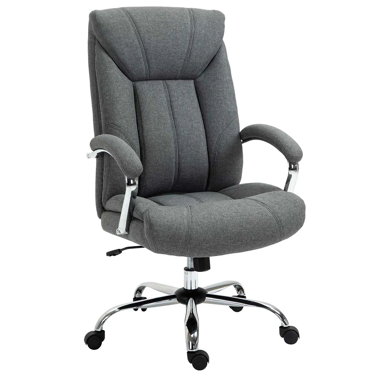 High Back Home Office Chair Computer Desk Chair w/ Arm, Swivel Wheels