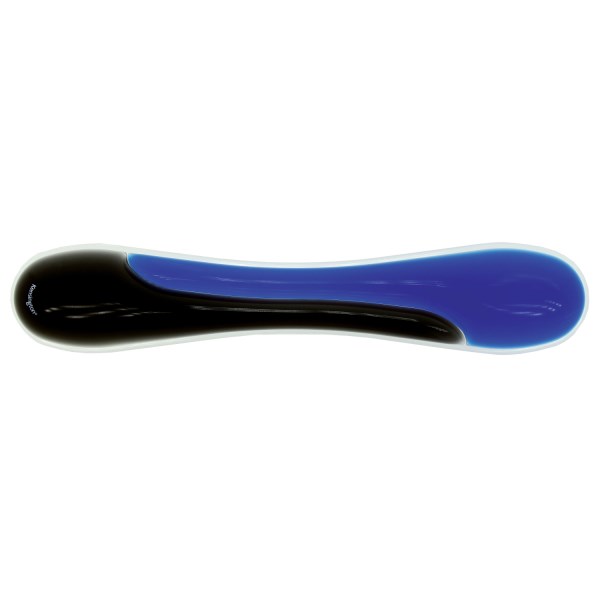 Kensington Duo Gel Keyboard Wrist Rest - Blue & Black