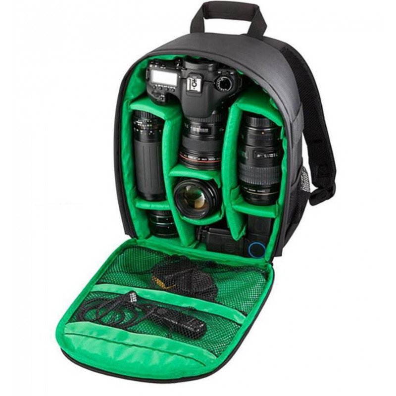 Zaino per fotocamera resistente alle intemperie per Nikon, Canon e Sony