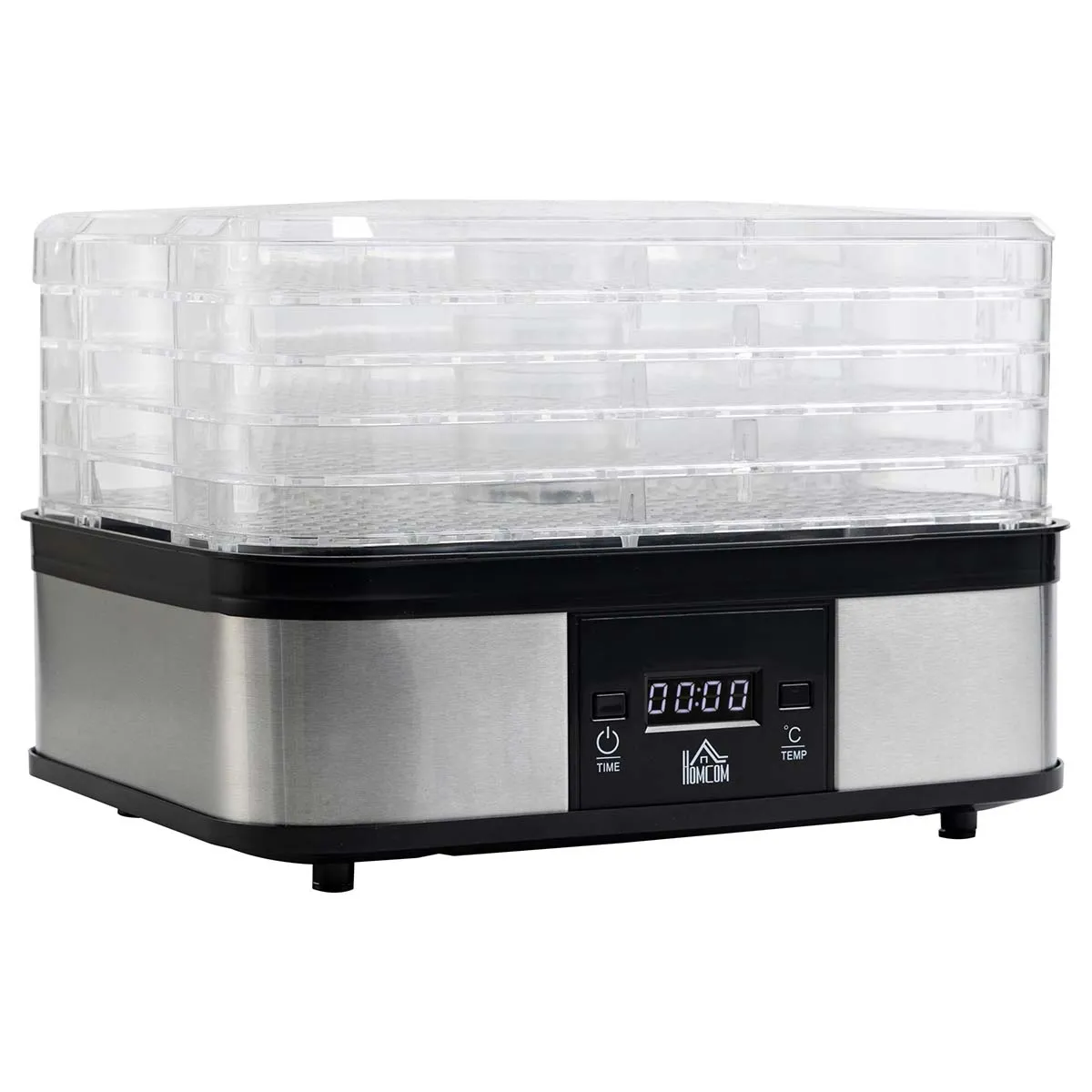 Homcom 5 Tier Food Dehydrator 245W Muti Food Dryer Adjustable Temperature