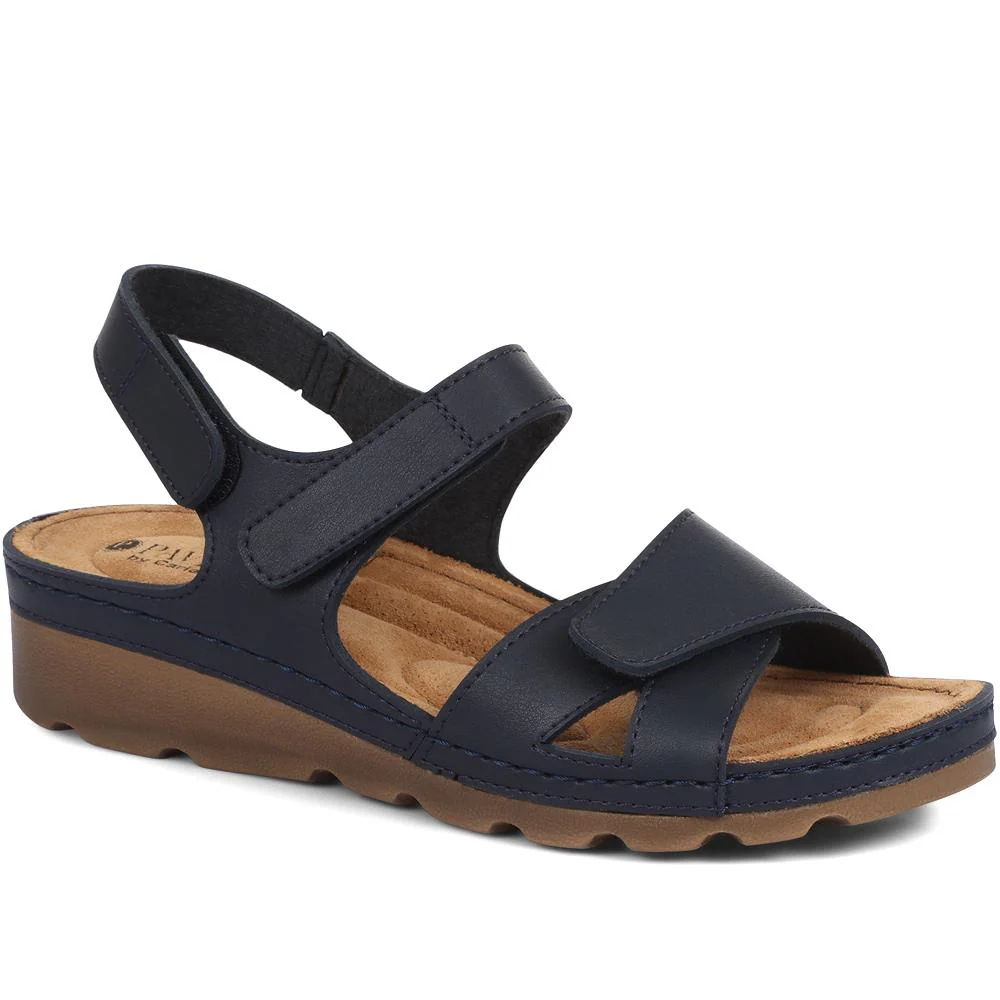 Pavers Women's Adjustable Sandals - SERAY33011 / 320 083 - Navy 7