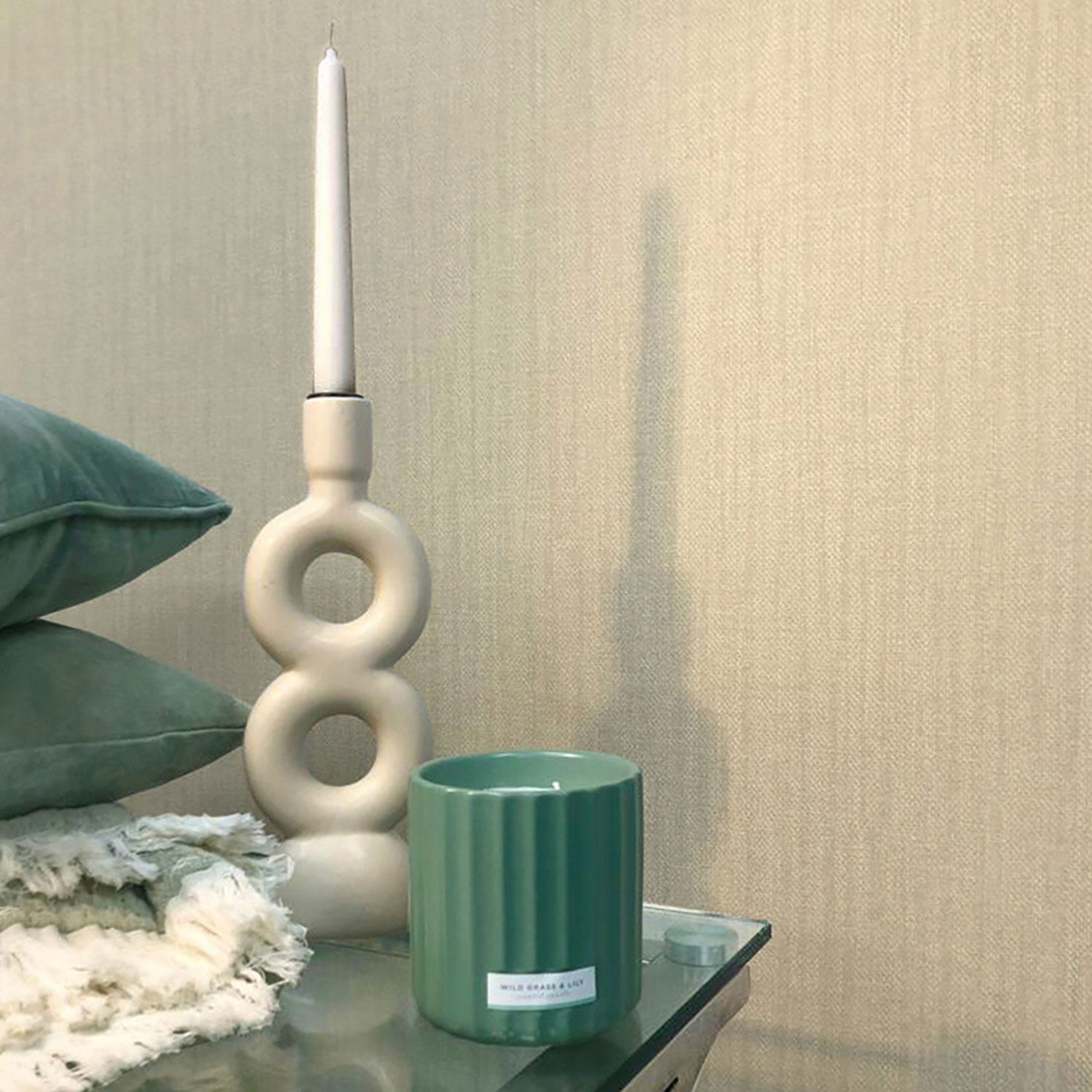  Belgravia Décor Anaya Textured Wallpaper Cream