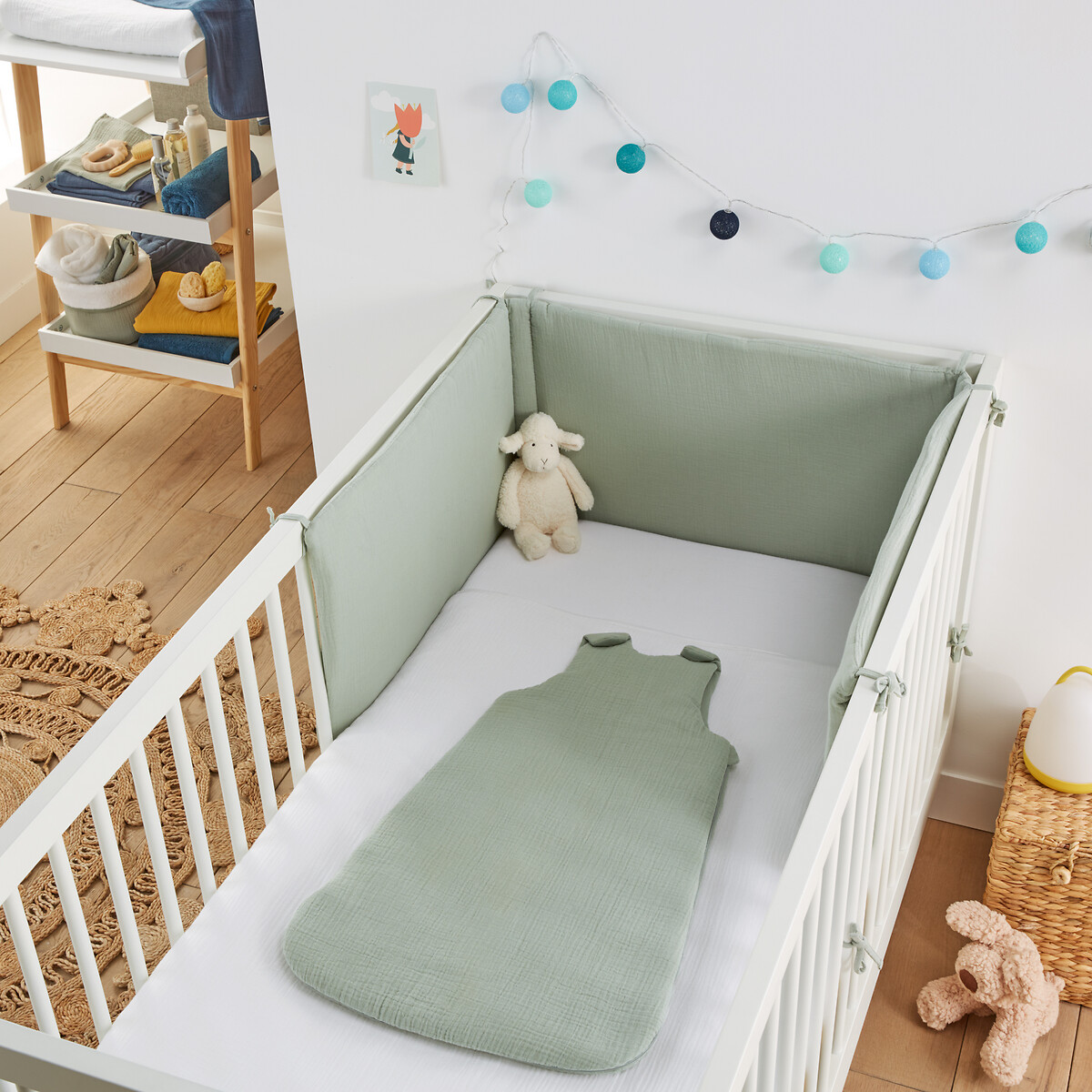 La Redoute Interieurs Kumla 100% Cotton Muslin Bed Bumper by La Redoute