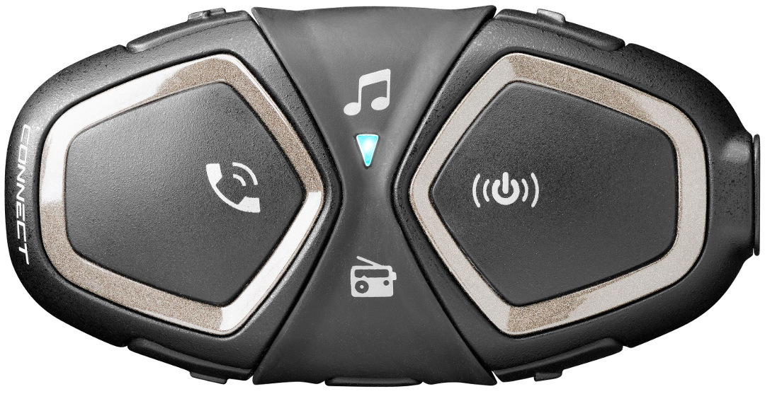 Interphone Connect Bluetooth Communication System Single Pack, black, black, Size One Size