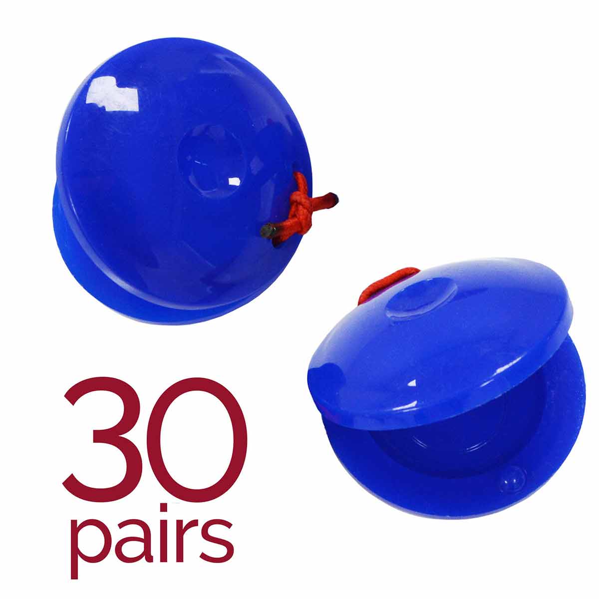 A-Star Plastic Finger Castanets Pack of 30 Pairs, none