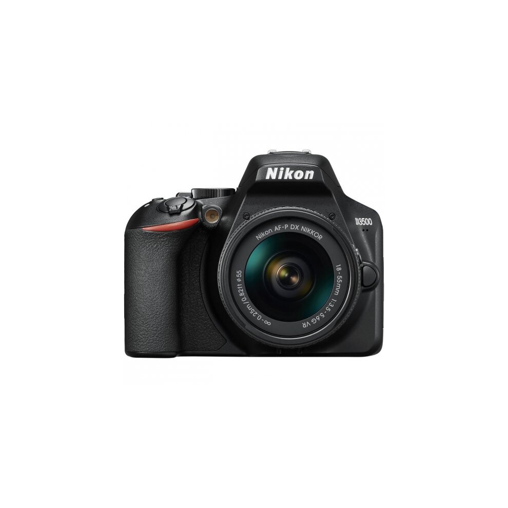 Nikon D3500 Digital SLR Camera with 18-55mm VR Lens, HD 1080p, 24.2MP, Bluetooth, 3 LCD Screen