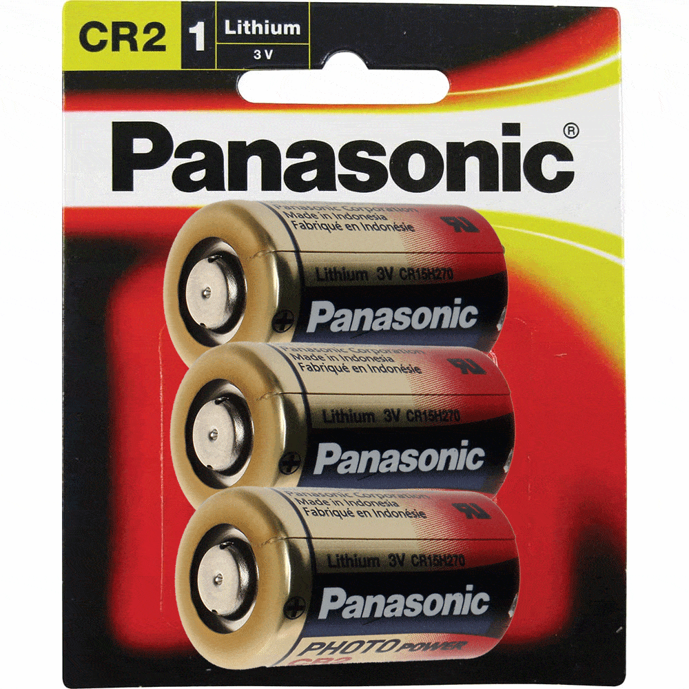 Panasonic Cr-2L/1Bp Battery, Photo Lithium, Cr2, 3V