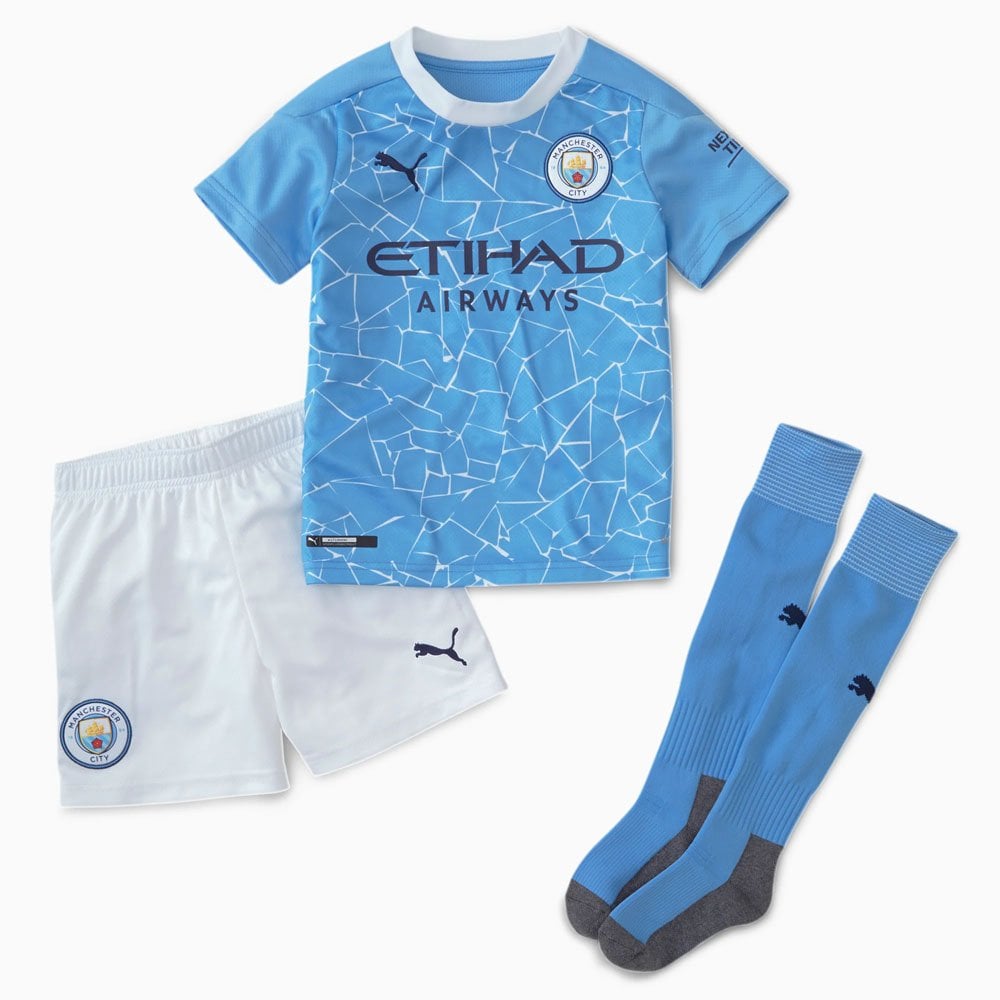 Puma Manchester City Home Mini Kit 2020/2021|Light Blue|4-5 years