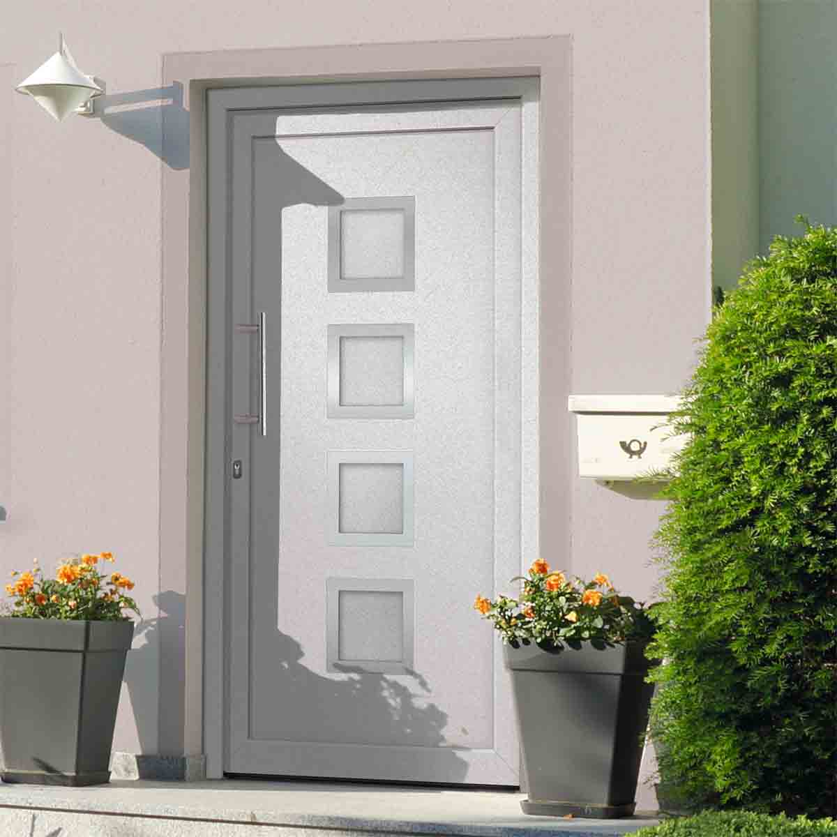 VidaXL Front Door White 88x200 cm