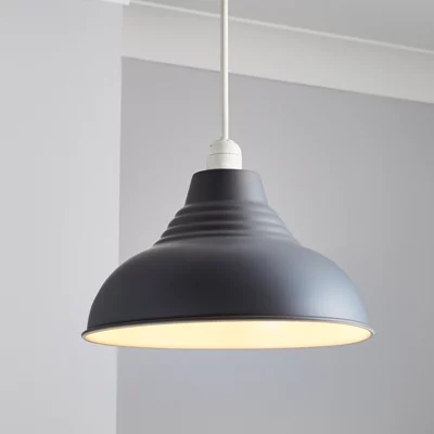Inlight Lucia Grey Pendant Light Shade (D)30Cm