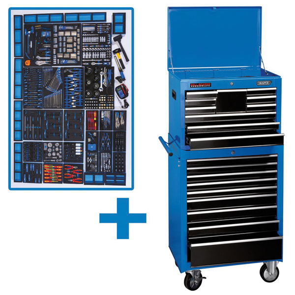 Draper 98888 26" Mechanic's Megakit 700pcs