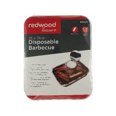 Redwood Disposable Barbecue - 25 X 31Cm