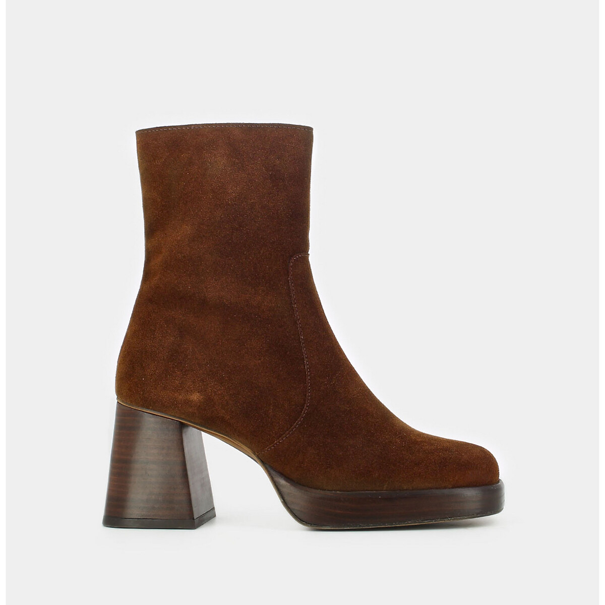  Brigand Suede Heeled Ankle Boots