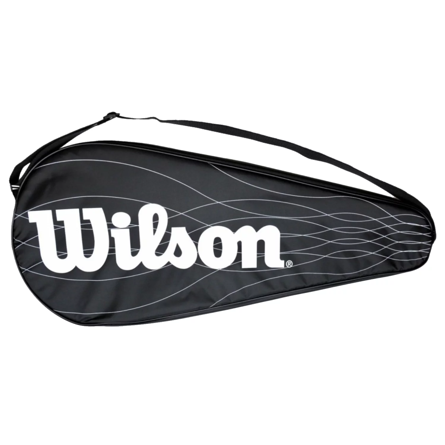 Wilson Performance Racket Headcover - ONE SIZE, BLACK/WHITE