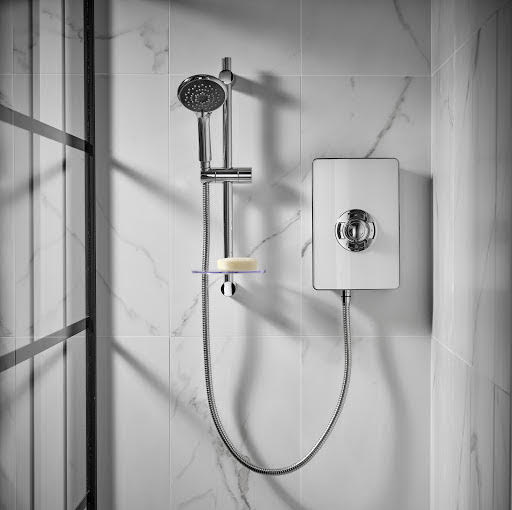 TRITON SHOWERS Triton Aspirante 8.5kw Gloss White Electric Shower