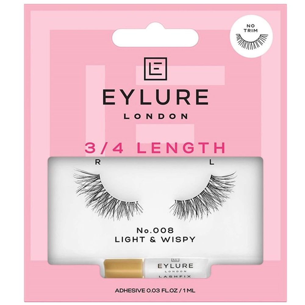 Eylure False Eyelashes - Light & Wispy - 3/4 Length Lash N008 (OA6002418)