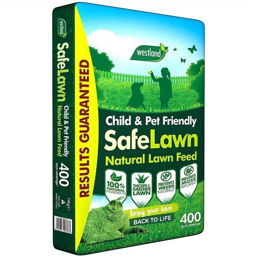 Safe Lawn Natural Lawn Feed, Size 400m²