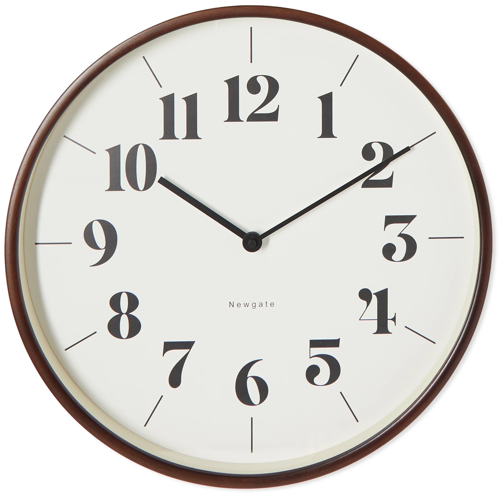 Newgate Clocks Hopscotch Wall Clock Dark Plywood