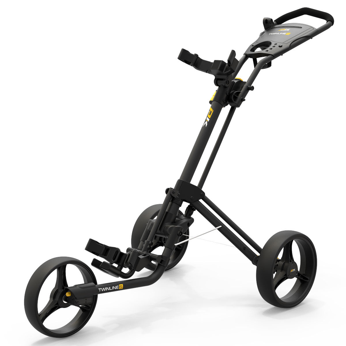 PowaKaddy Twinline 5 Push Cart 2021, Male, Black  | Online Golf