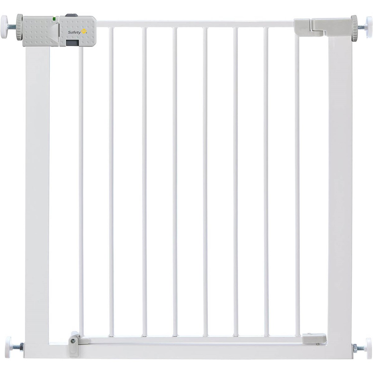  SecureTech Easy Close Metal Pressure Safety Gate (73-80cm) - Wood Effect