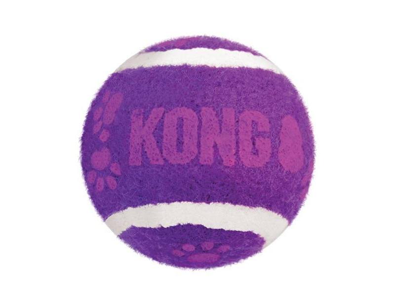 KONG Cat Tennis Balls With Bells (Pack of 3)