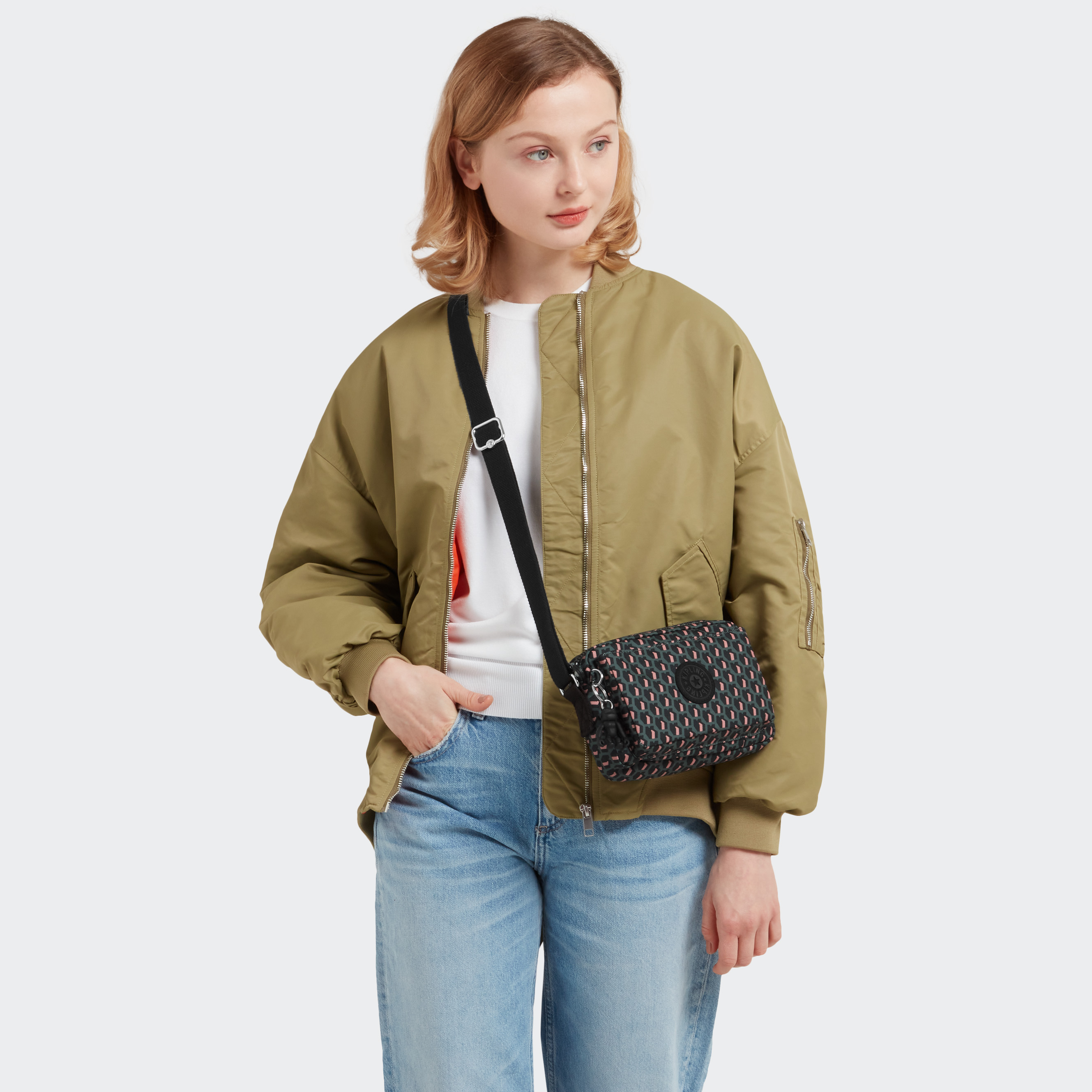  Crossbody Bags Abanu 3d K Pink Noir Petit Femme 100% Recycled Polyester