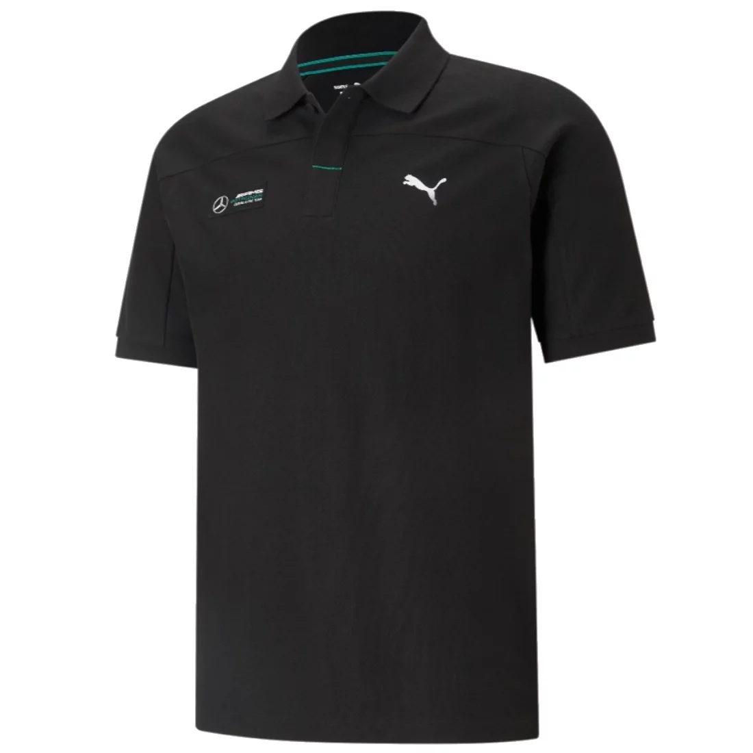 Puma Mercedes F1 Polo, Mens black T-shirts XS black