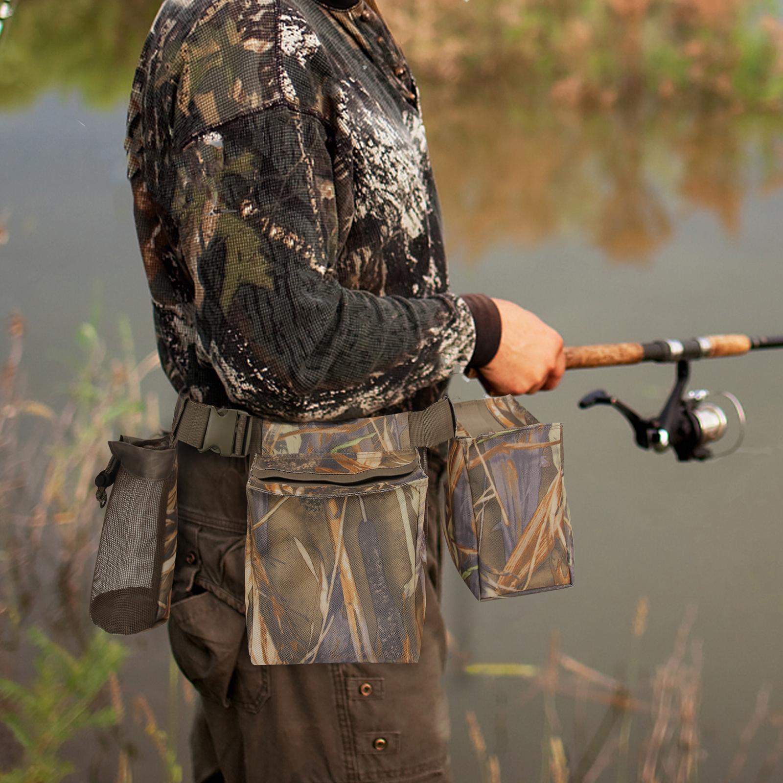 TOMTOP JMS Adjustable Dove Belt Hunting Bag with Game Pouch Shell Bags Water Bottle Carrier for Hunting camouflage