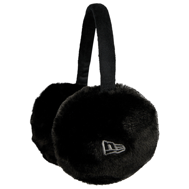 New Era Faux Ear Muffs Unisex Knitted Hats & Beanies - Black - Size: One Size - Wool - Foot Locker
