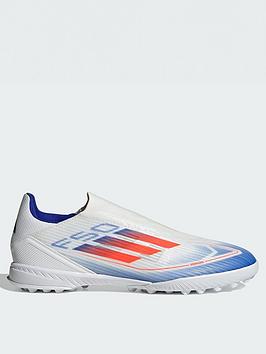 F50 League Laceless Turf Boots - White, White, Size 8, Men