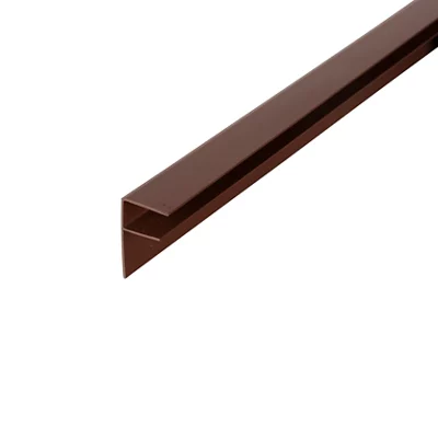 COROTHERM 16mm PVC Side Flashing 16mm x 4m Brown 76464