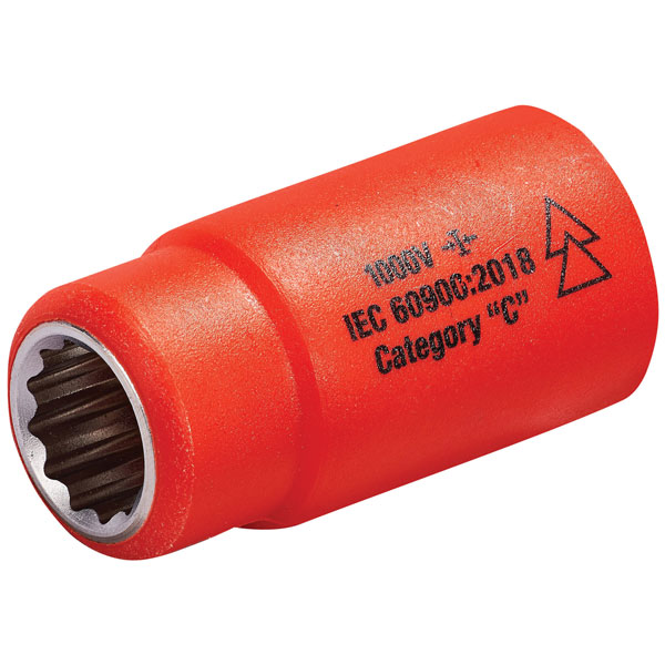 ITL Insulated Tools Ltd 01420 17mmx1/2" DV Totally Insulated Socket