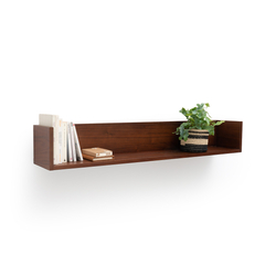 La Redoute Interieurs Watford Walnut Wall Shelf by La Redoute