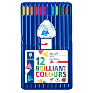 STAEDTLER Staedtler Ergosoft Colouring Pencils  Pack of 12, Assorted Colours | Colouring > Pencils > Pencils