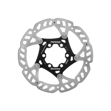 SwissStop Catalyst 6-Bolt Disc Rotor - Black / 140mm / 6 Bolt