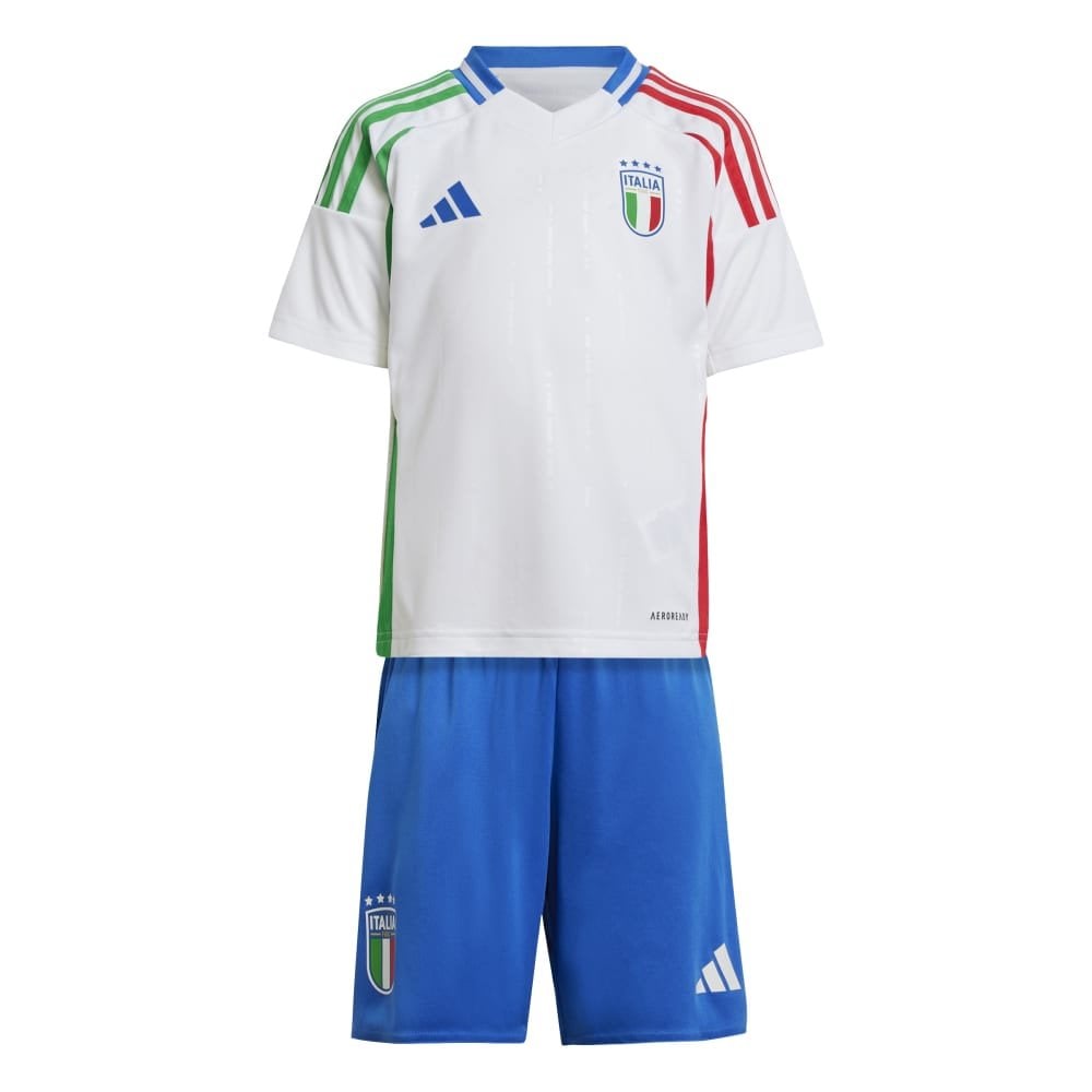Adidas Italy Away Mini Kit 2024 Colour: White, Size: 4-5 years