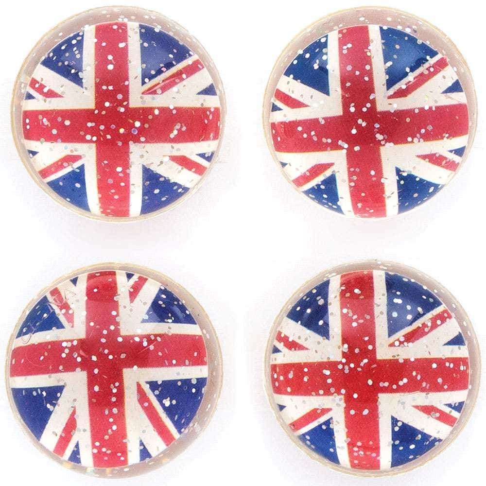 Baker Ross Union Jack High Bounce Balls (Pack of 10)