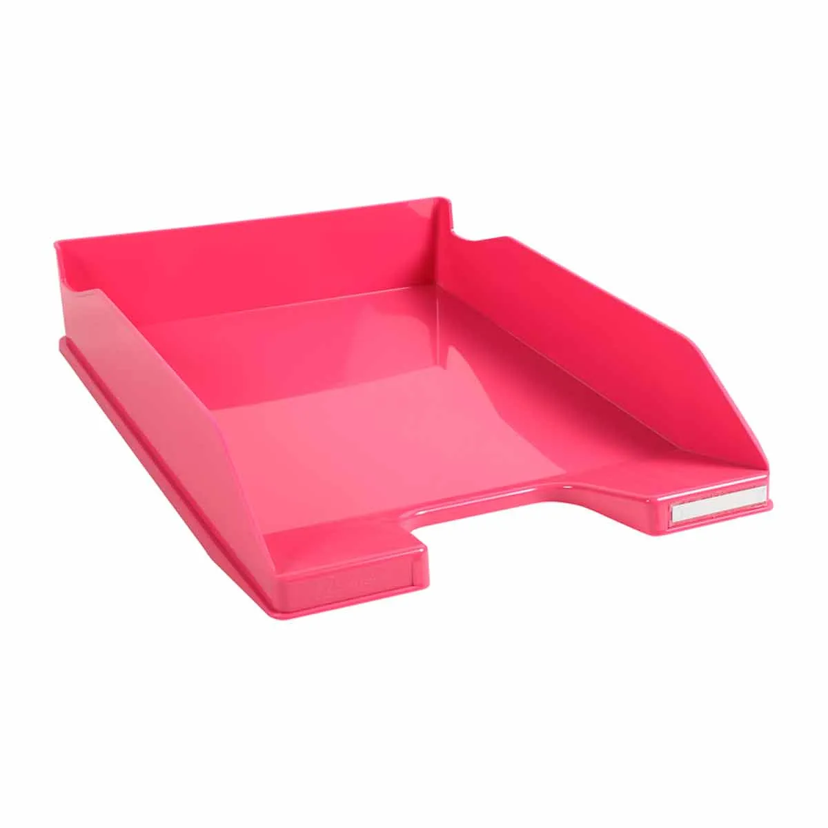 Exacompta Exacompta Office Letter Tray Midi Combo Pack of 6 Gloss, Raspberry | Desk Accessories > Desk Organisers & Storage > Letter Trays