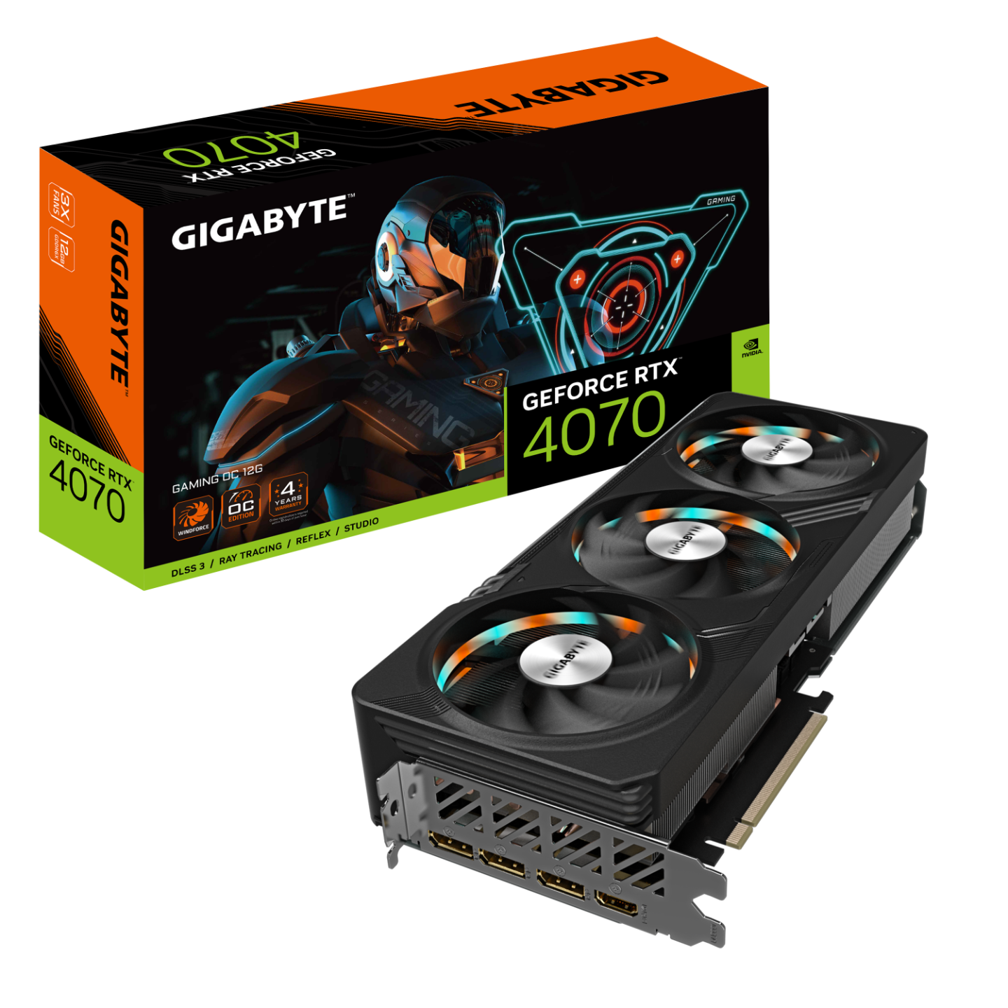 GIGABYTE Geforce Rtx 4070 Gaming Oc 12gb Graphics Card